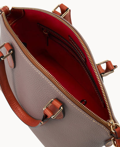 Pebble Grain Geena Satchel