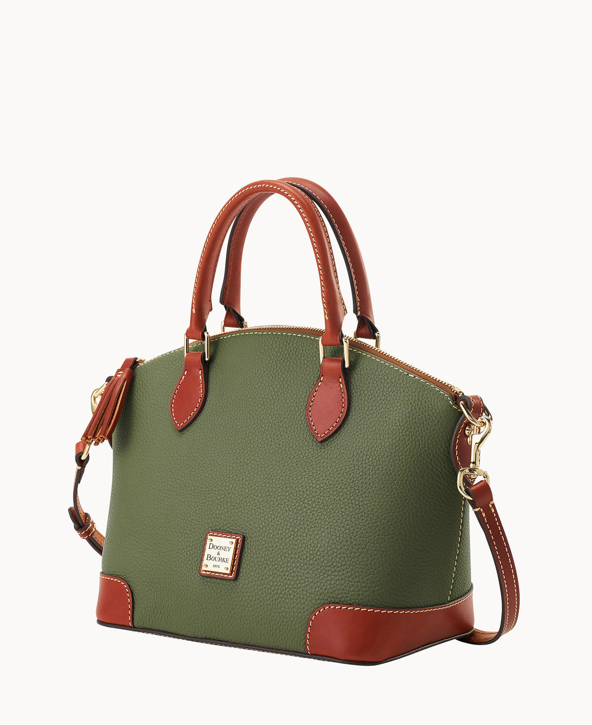 Pebble Grain Geena Satchel